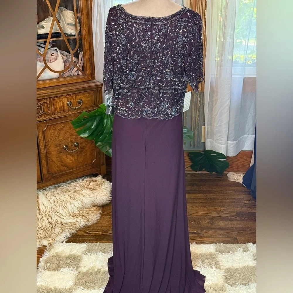 Pisarro Nights Purple Evening Gown